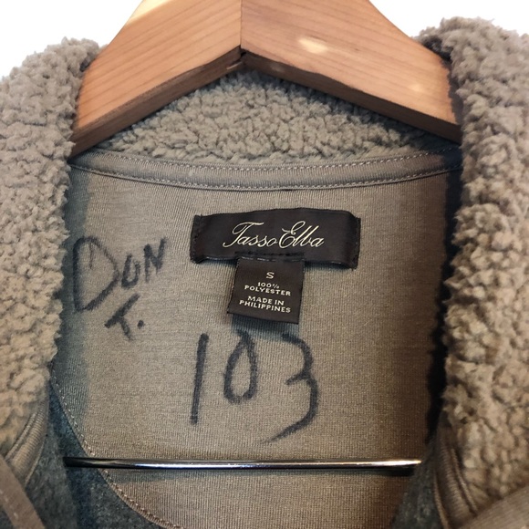 Tasso Elba sz s Gray full zip gray utility vest - Picture 4 of 7